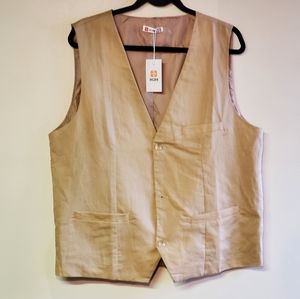 H2H Mens Linen Blend Vest
